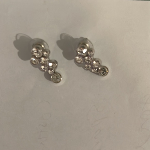 Real Swarovski pair of earrings - Picture 3 of 5